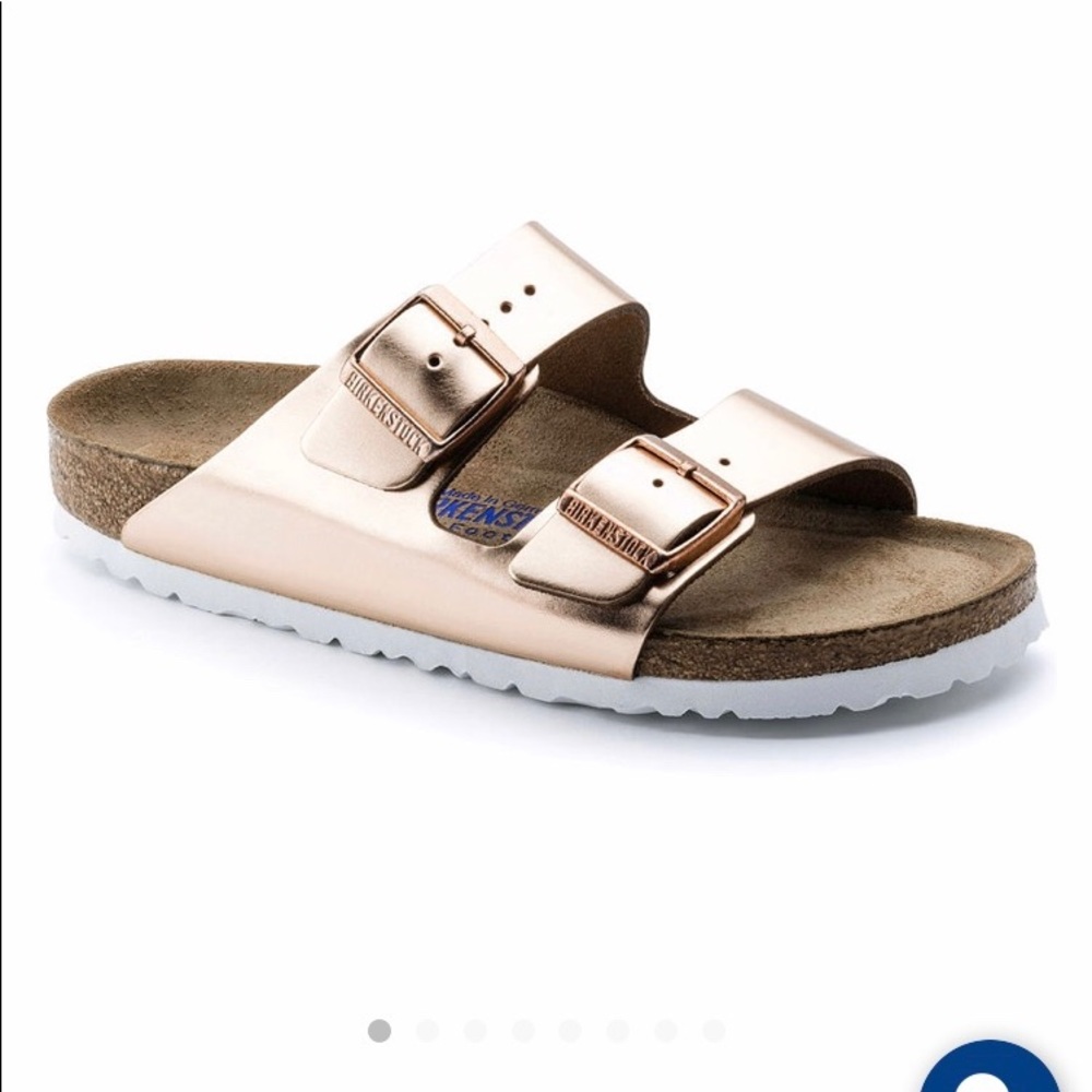 Birkenstock Arizona Metallic Copper Sandal